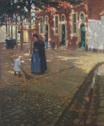 Sunshine in the Beguinage by Norman Garstin
